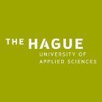The Hague University logo.